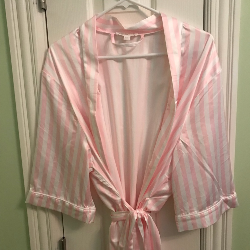 LE ROSE silk robe L/XL